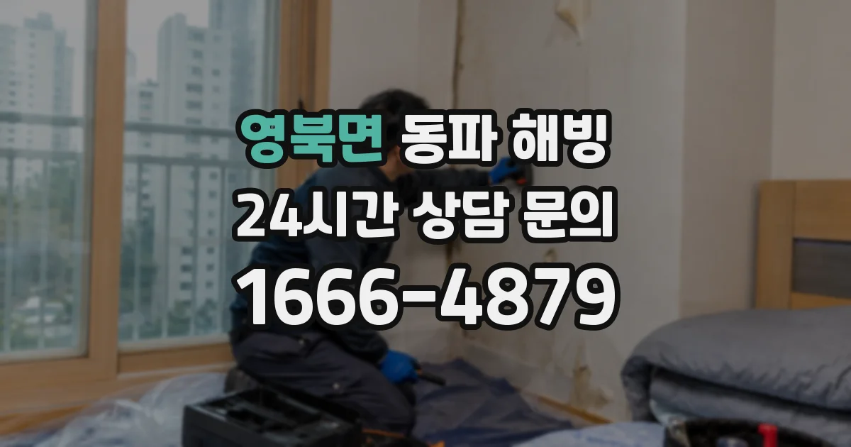 영북면 동파 해빙