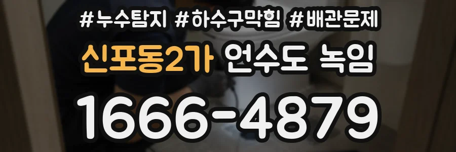 신포동2가 언수도 녹임