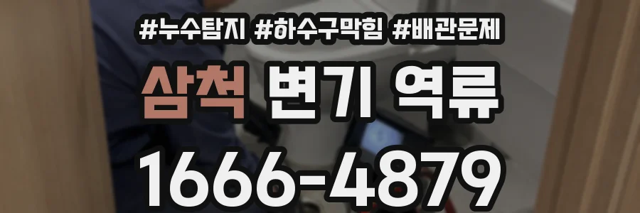 삼척 변기 역류