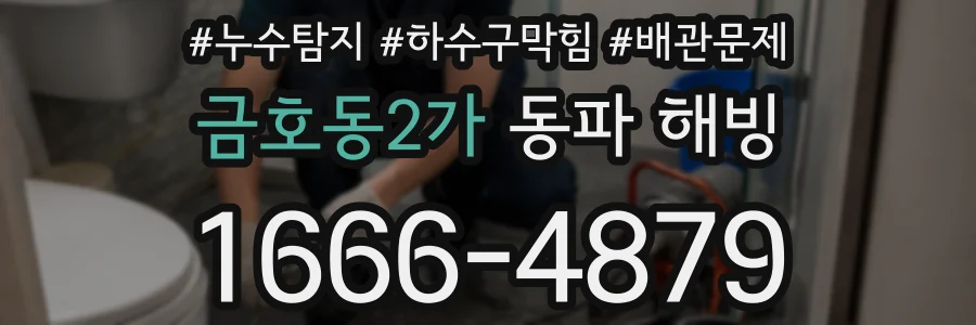 금호동2가 동파 해빙