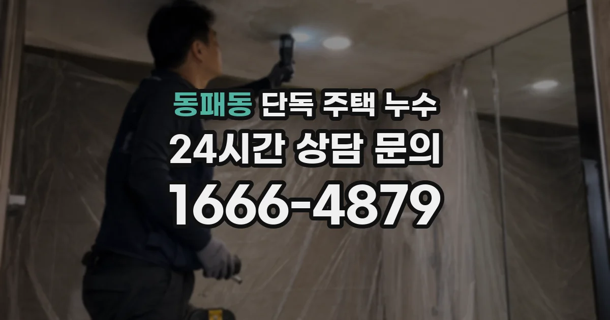 동패동 단독 주택 누수