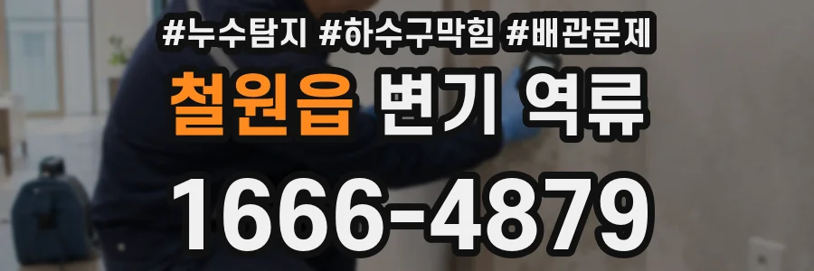 철원읍 변기 역류