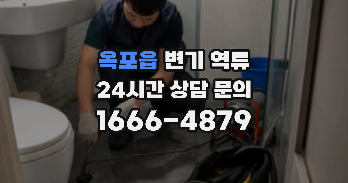 옥포읍 변기 역류