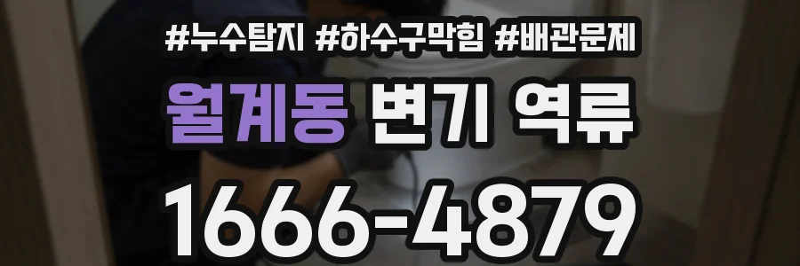 월계동 변기 역류