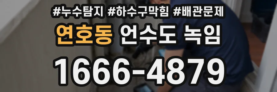 연호동 언수도 녹임