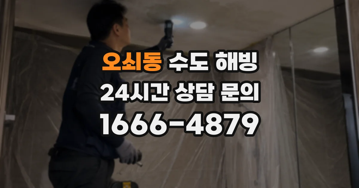 오쇠동 수도 해빙