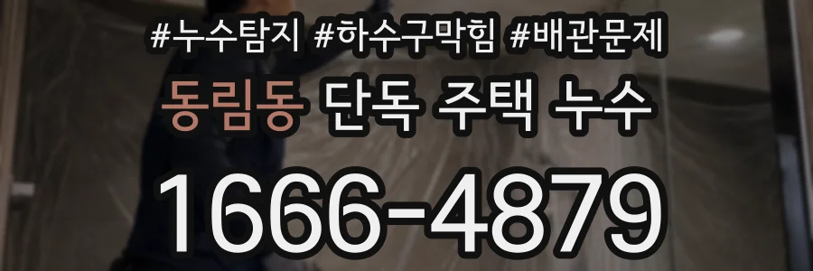 동림동 단독 주택 누수