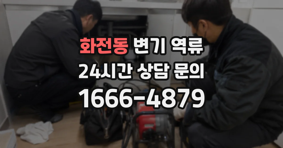 화전동 변기 역류