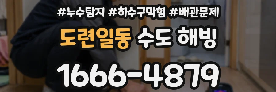 도련일동 수도 해빙