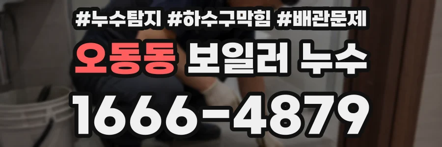 오동동 보일러 누수