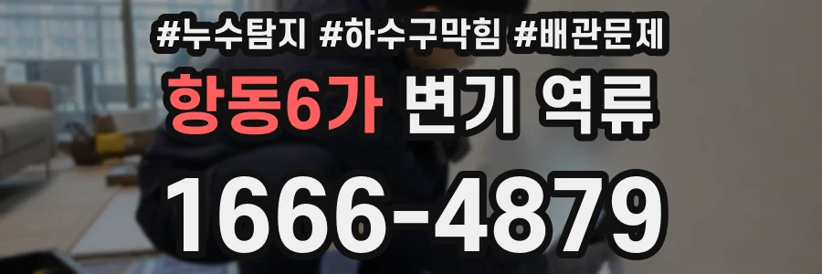 항동6가 변기 역류