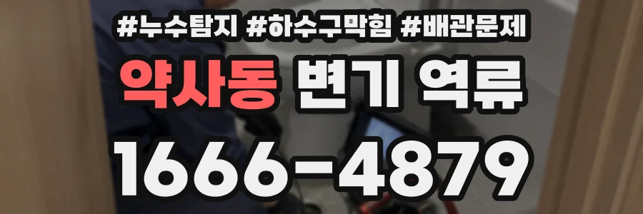 약사동 변기 역류