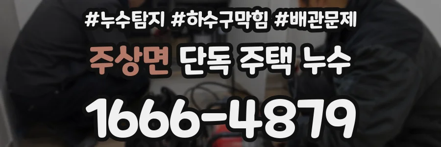 주상면 단독 주택 누수