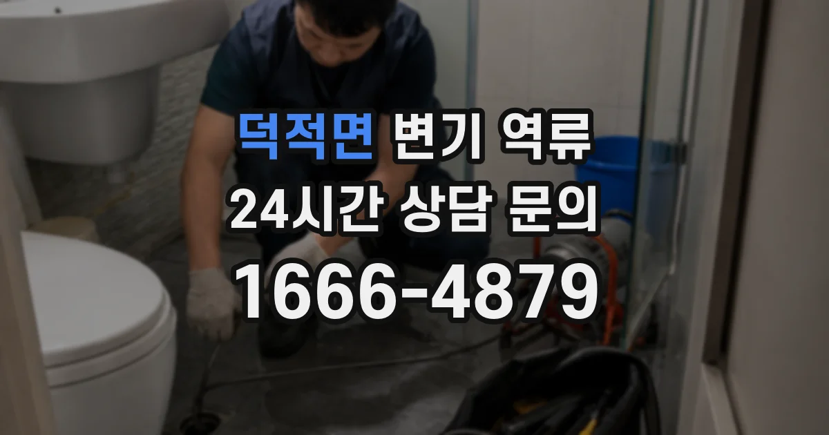 덕적면 변기 역류