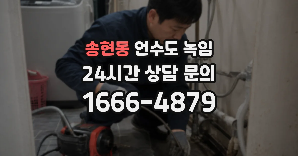 송현동 언수도 녹임