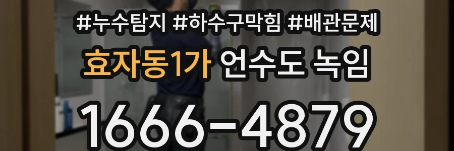 효자동1가 언수도 녹임