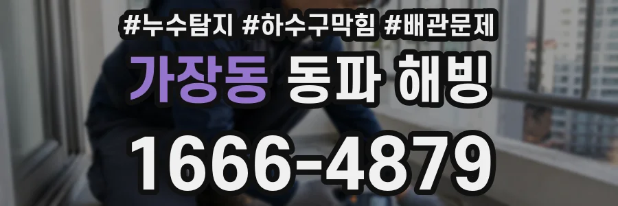 가장동 동파 해빙