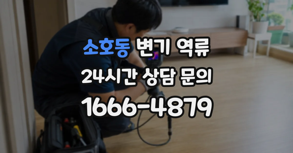 소호동 변기 역류