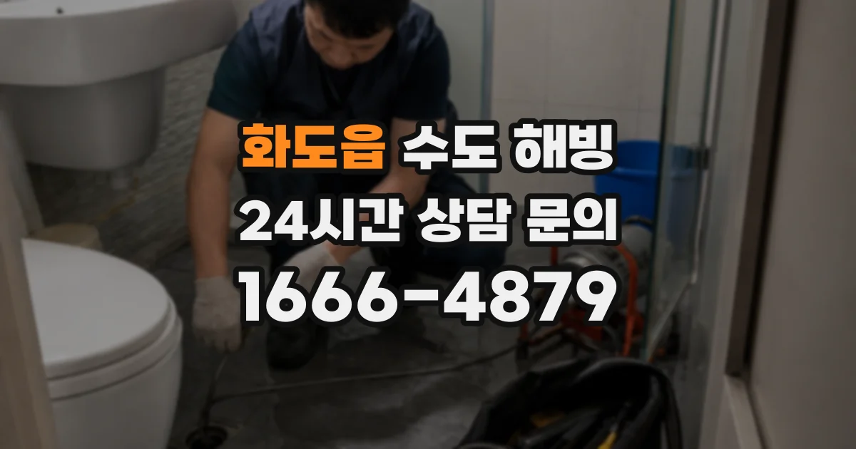 화도읍 수도 해빙
