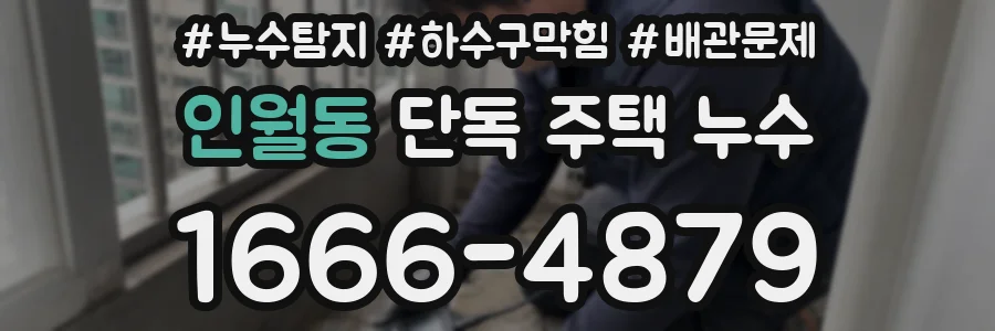 인월동 단독 주택 누수