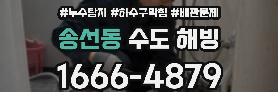 송선동 수도 해빙