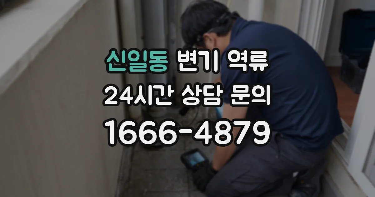 신일동 변기 역류