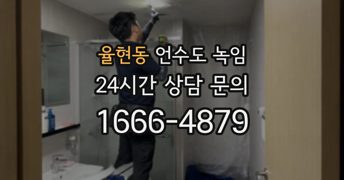 율현동 언수도 녹임