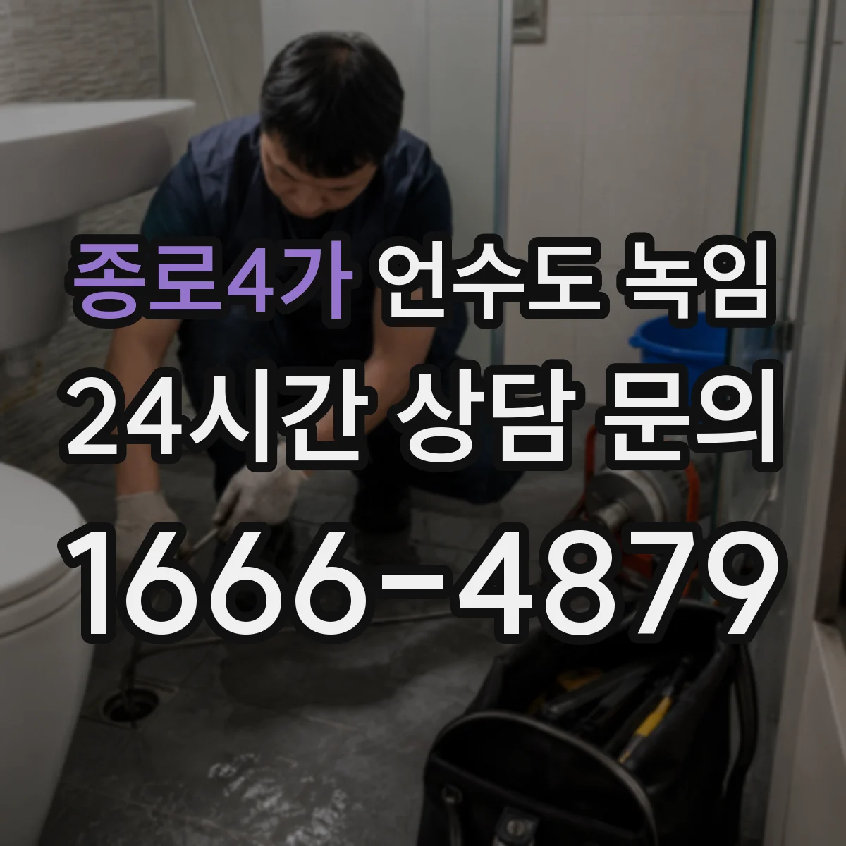 종로4가 언수도 녹임