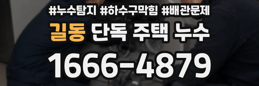 길동 단독 주택 누수