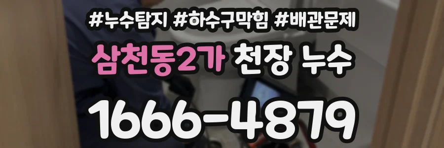 삼천동2가 천장 누수