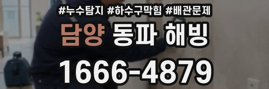 담양 동파 해빙