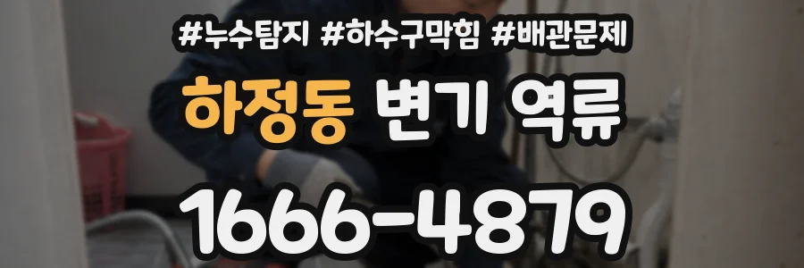 하정동 변기 역류
