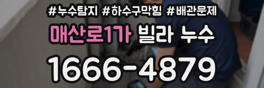 매산로1가 빌라 누수