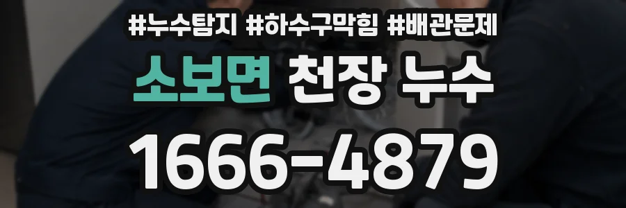 소보면 천장 누수