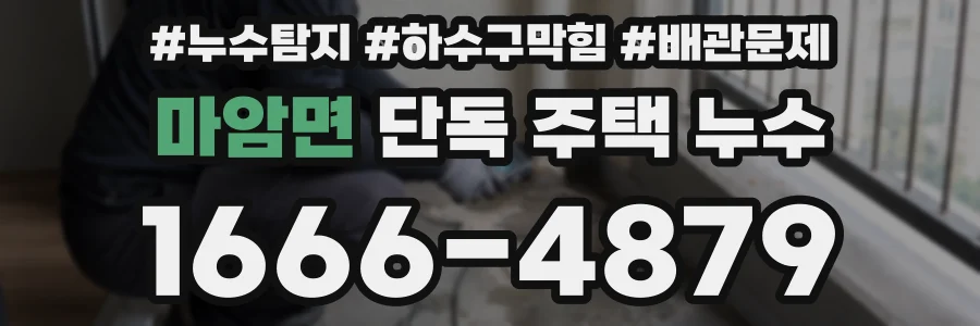 마암면 단독 주택 누수