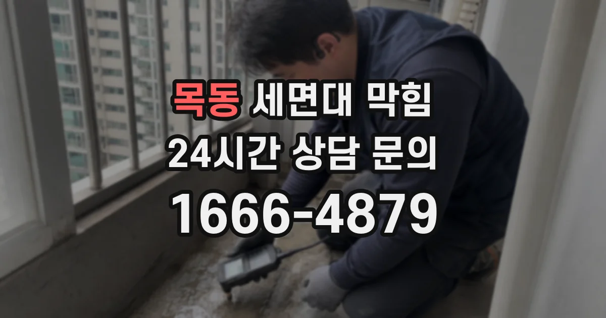 목동 세면대 막힘