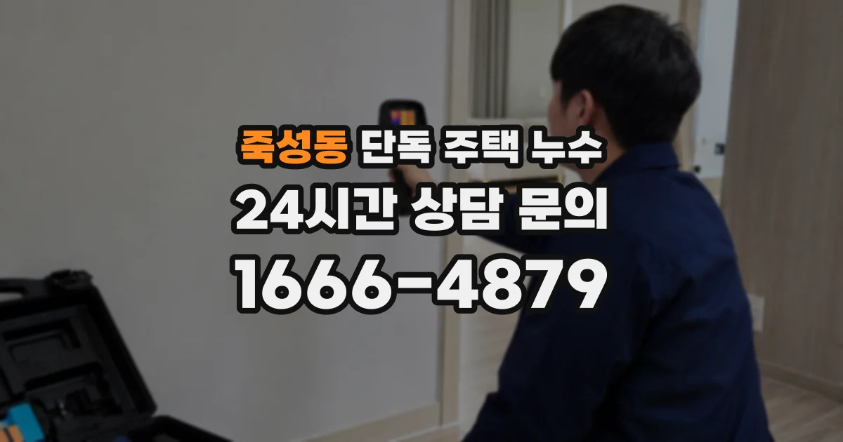 죽성동 단독 주택 누수