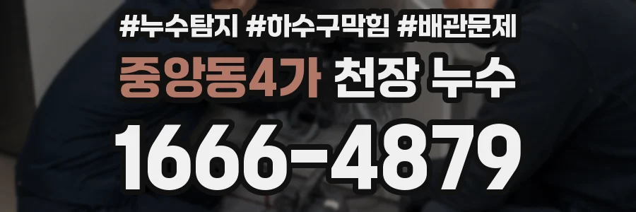 중앙동4가 천장 누수