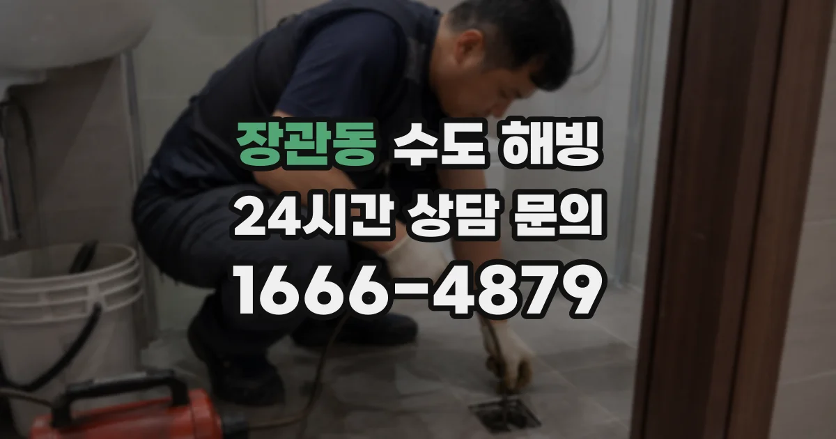 장관동 수도 해빙
