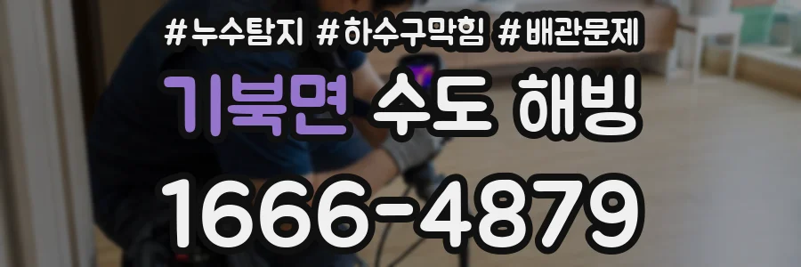 기북면 수도 해빙