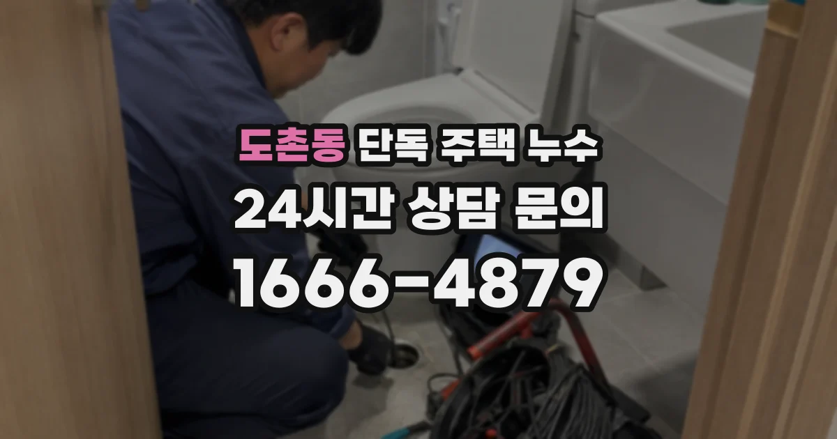 도촌동 단독 주택 누수
