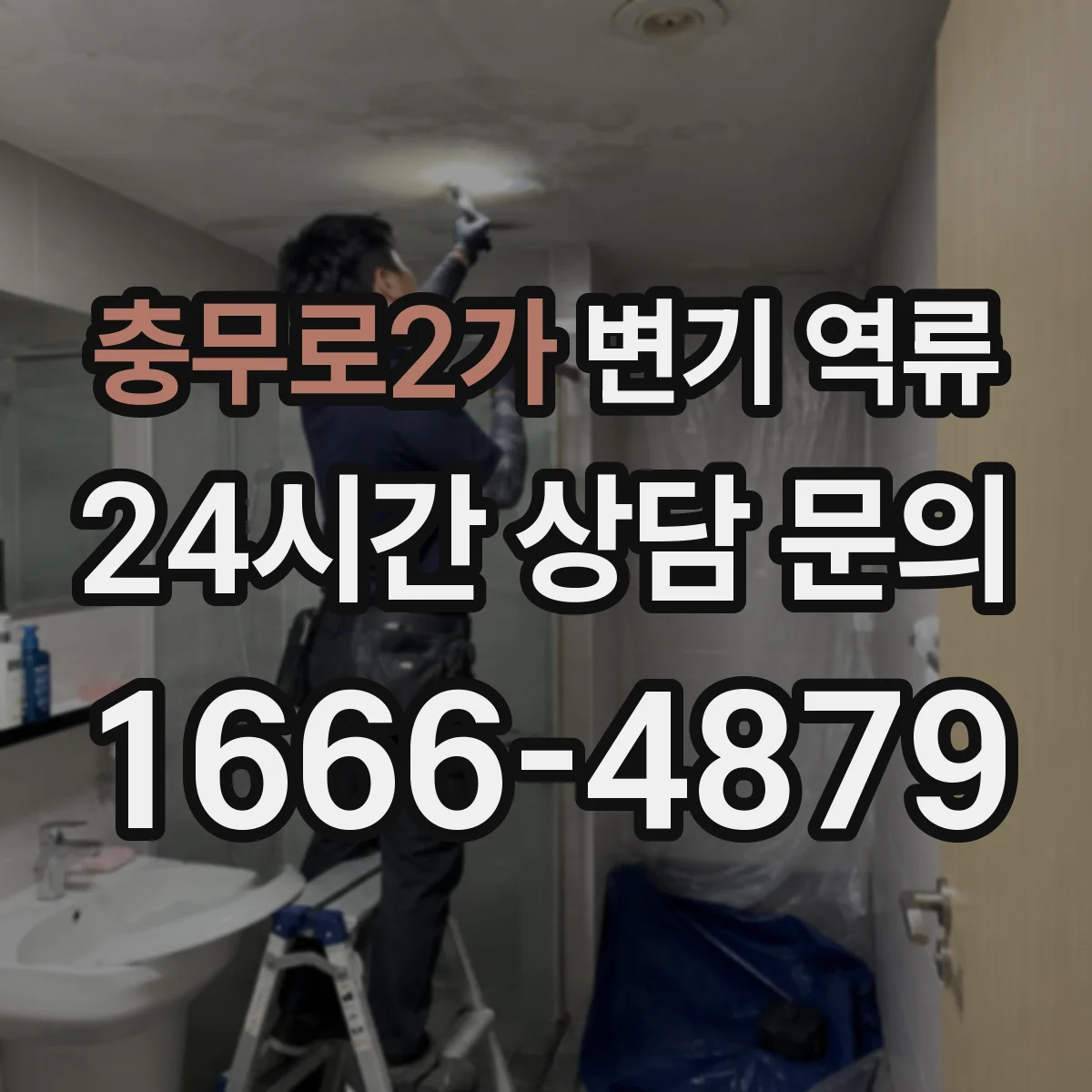 충무로2가 변기 역류