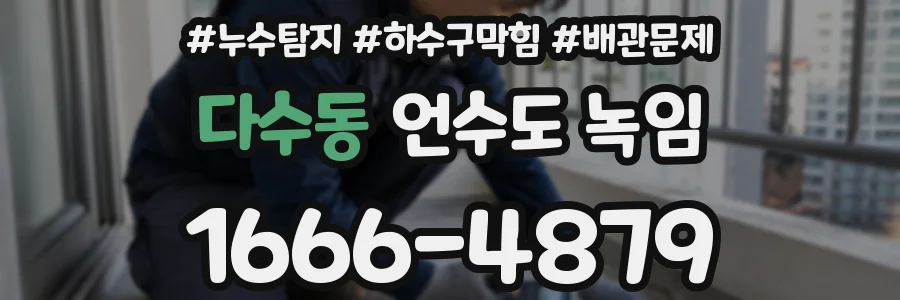 다수동 언수도 녹임