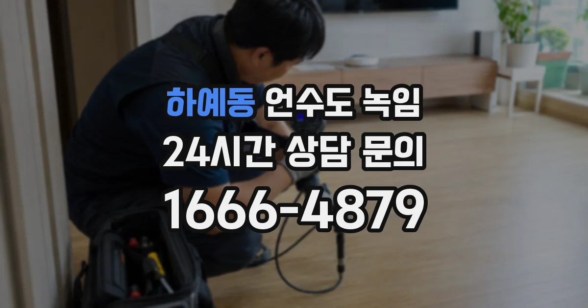 하예동 언수도 녹임