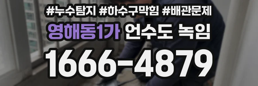 영해동1가 언수도 녹임