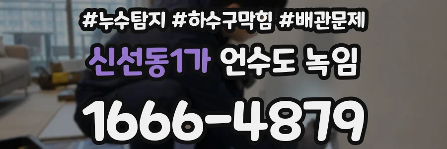 신선동1가 언수도 녹임