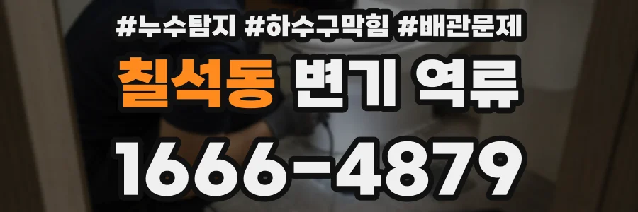 칠석동 변기 역류