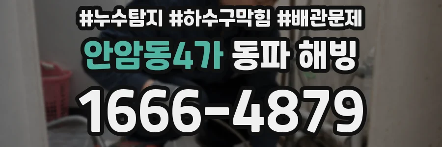 안암동4가 동파 해빙