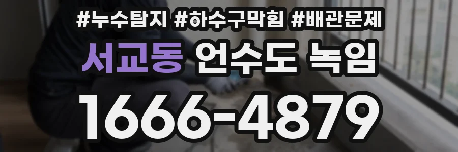 서교동 언수도 녹임