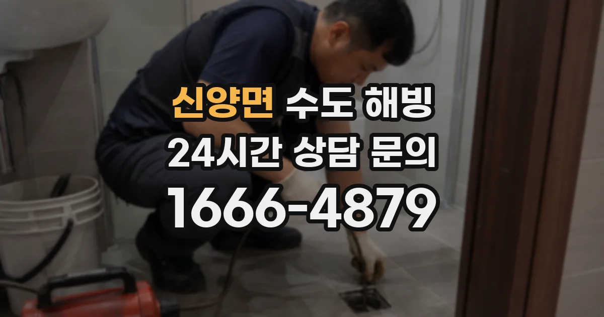 신양면 수도 해빙